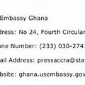 U.S. Embassy Ghana Address