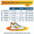 UK Kids Shoe Size Chart