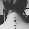 Virgo and Scorpio Tattoo Constellation