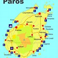 Walking Tour Map Paros Greece