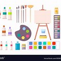 Watercolor Supplies for Iconography