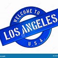 Welcome to Los Angeles Sign Drawing