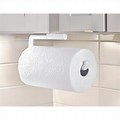 White Plastic Wall Mount Paper Towel Holder