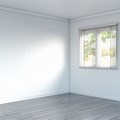 White Wall and Grey Floor Background