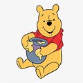 Winnie the Pooh Holding Honey Pictutre