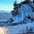 Winter Lake Superior North Shore