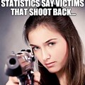 Woman Aiming Gun Meme