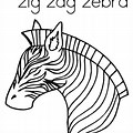 Zig Zag Zebra Art for Kids