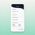 appSettings Page UI