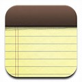 iOS 6 Notes Icon