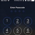 iOS Passcode Screen
