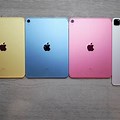 iPad Pink Yellow Blue and Purple