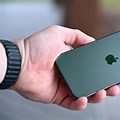 iPhone Alpine Green in Hand