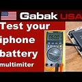 iPhone Battery Multimeter Tester