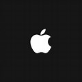 iPhone Black and White Apple Logo Wallpaper