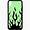 Green Flame Phone Case Wildflower