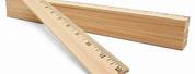 1 Inch Square Wood Ruler