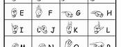 1st Grade Sign Language Worksheets
