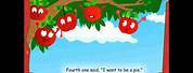 5 Little Apple's Nursery Rhymes