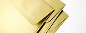 5 X 7 Envelopes Gold Foil