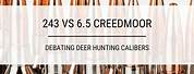 6.5 Creedmoor vs 243 Ballistics Chart