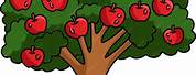 A Big Apple Tree Cartoon