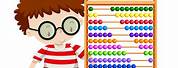 Abacus Poster Cartoon with Children