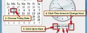 Adjust Date and Time Windows 7