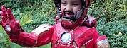African American Child Halloween Iron Man