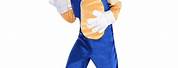 African American in Sonic the Hedgehog Costume