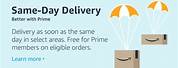 Amazon Prime Membership Fast Delivery