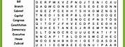 American Government Word Search