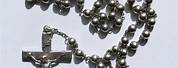 Antique Sterling Silver Rosary Beads