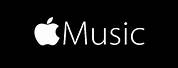 Apple Music. Sign Black Background