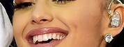 Ariana Grande Smiling with Lipstick