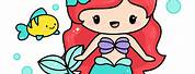 Ariel Anime Drawing for Kids