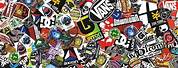 Assorted Stickers Word Wallpaper