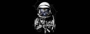 Astronaut Wallpaper Black White