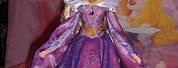 Aurora Barbie Doll Purple Dress