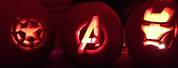 Avengers Pumpkin Carving Stencil