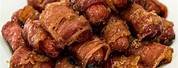 Bacon Wrapped Smokies with Brown Sugar Butter