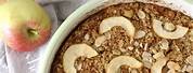 Baked Apple Halves with Oatmeal