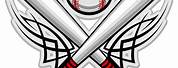 Baseball Bat Logo Design PNG
