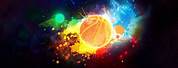 Basketball Galaxy Fire Design