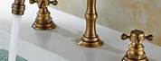 Bathroom with Antique Brass Finishes