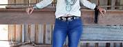 Bell Bottom Jeans with Cowgirl Boots