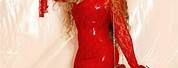 Beyonce Fashion Red Dress