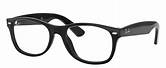 Black Eyeglass Frames with White Border