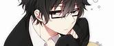 Black Hair Anime Boy Glasses