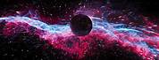 Black Hole Spaceship Desktop Wallpaper
